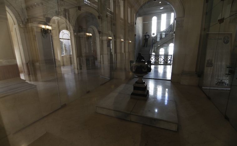 Salón de los Pasos Perdidos de Tribunales. (Foto: Daniel Cáceres/Cadena 3)