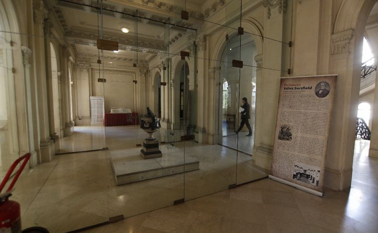 Salón de los Pasos Perdidos de Tribunales. (Foto: Daniel Cáceres/Cadena 3)