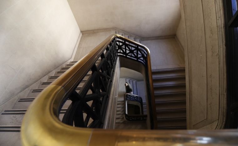 Salón de los Pasos Perdidos de Tribunales. (Foto: Daniel Cáceres/Cadena 3)