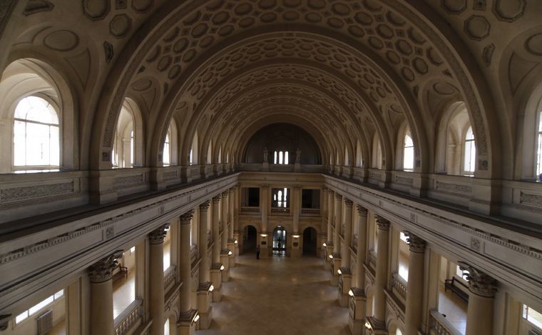 Salón de los Pasos Perdidos de Tribunales. (Foto: Daniel Cáceres/Cadena 3)