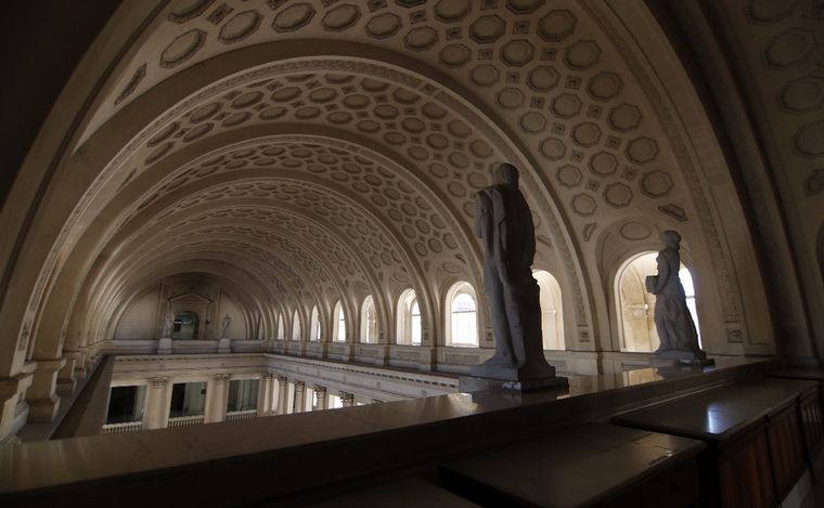 Salón de los Pasos Perdidos de Tribunales. (Foto: Daniel Cáceres/Cadena 3)