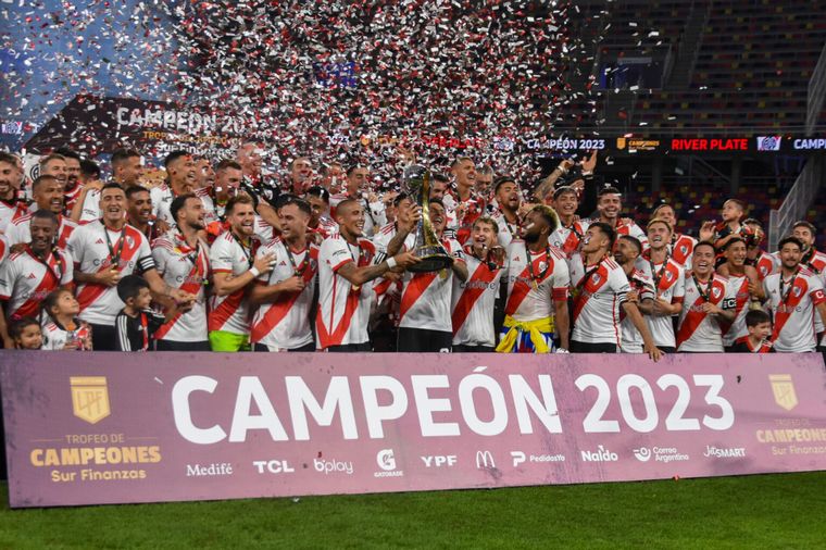River, el último campeón de la Liga Profesional en 2023.