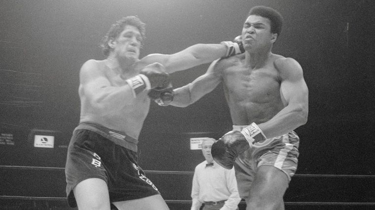 Ringo durante la pelea de su vida frente al mejor de todos los tiempos.