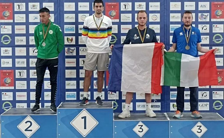 Nicolás Pretto, campeón mundial de bochas. (Foto:@CABochas)