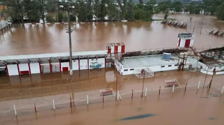 Inundaciones en Concordia (Foto: Infobae)