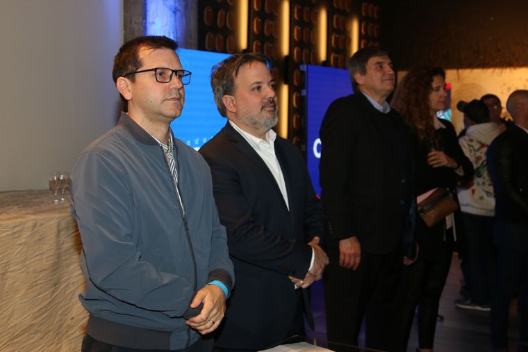 Marcos Calligaris, Marcos Scocco, Guillermo Chialvo y Corina Lozada.