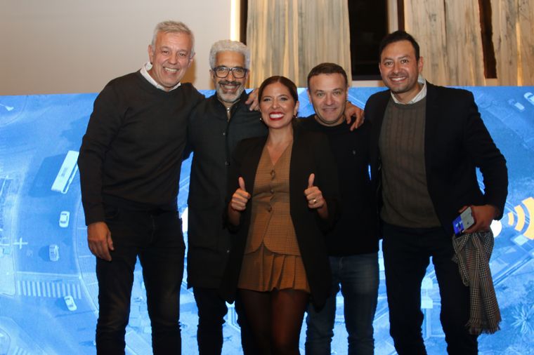 Titi Ciabattoni, Fernando Genesir, Geo Monteagudo, Mauricio Coccolo y Raúl Monti.