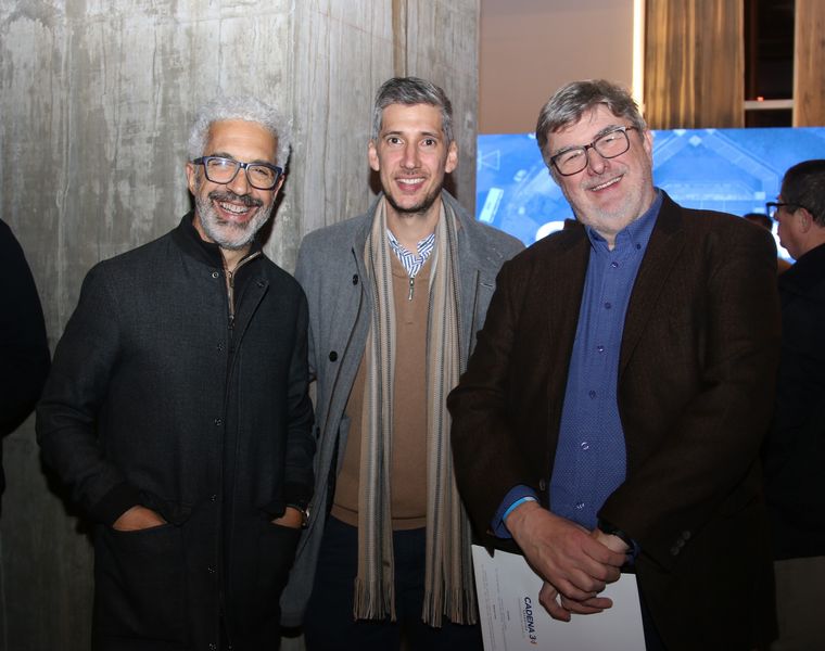 Fernando Genesir, Hernán Majlis y Sergio Suppo.