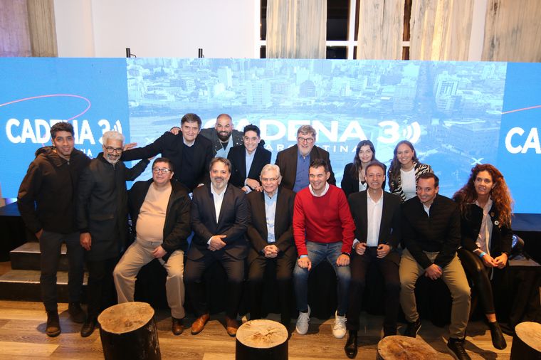 Parte del equipo de la Gran Cadena Federal.