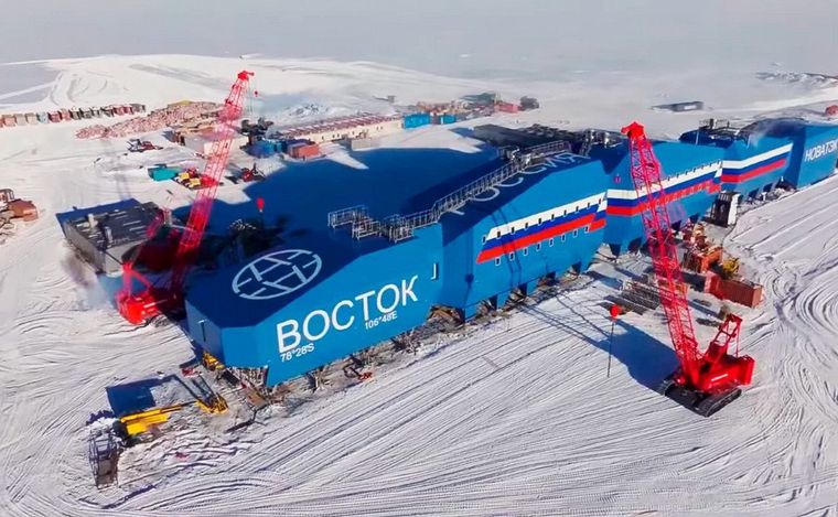 FOTO: La estación antártica Vostok. (Foto: RT)