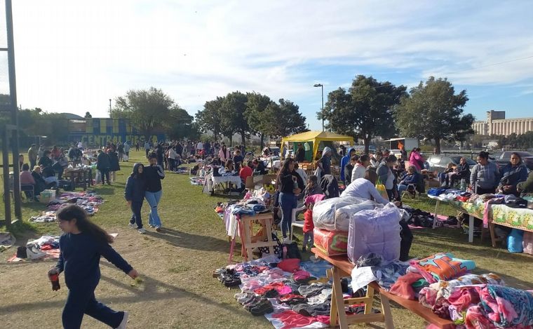 Nueva feria del trueque en Rosario.