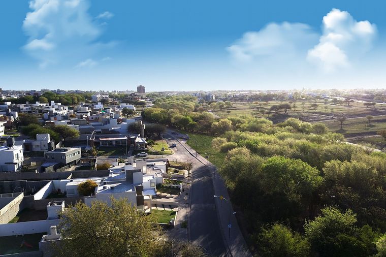 Las arterias principales permiten la conexión urbana de Manantiales con la ciudad.