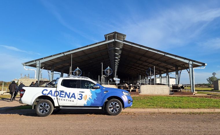 Manfrey, polo de producción en Freyre. (Foto: Marcelo Cáceres/Cadena 3)