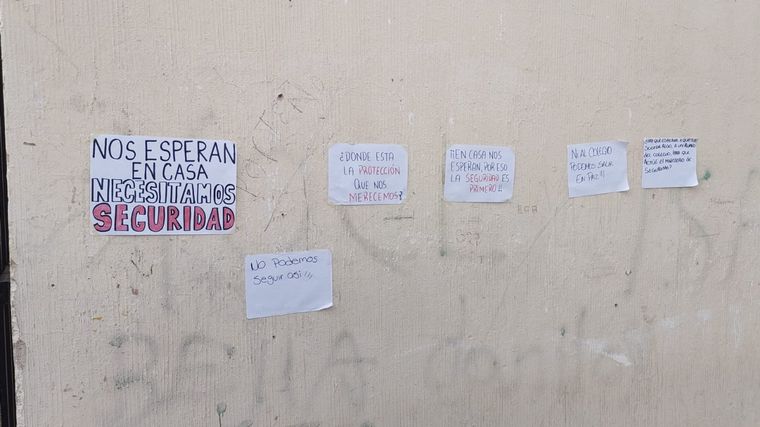 Estudiantes de la escuela Sabatini exigen mayor seguridad por creciente inseguridad