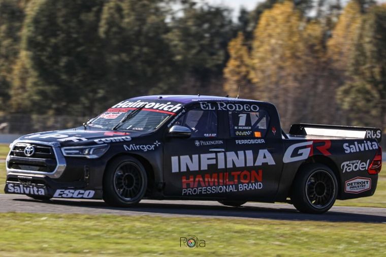 Werner con Hilux ganó la serie mas rápida del domingo en La Plata.