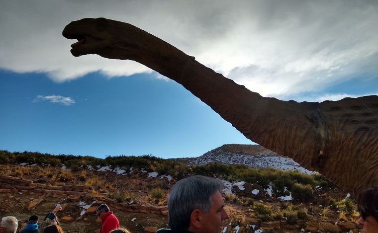 El nuevo parque de dinosaurios en Mendoza. 