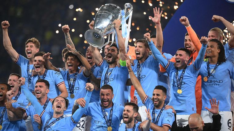 Manchester City, campeón de Champions. 