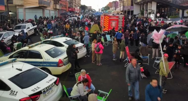 Policías no aceptaron la oferta del gobierno de Passalacqua (foto: Misiones Cuatro).