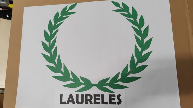 Los pictogramas del Himno interpretado por la escuela de Ucacha