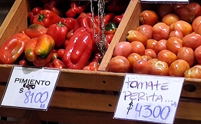 Los precios del pimiento y el tomate, por las nubes.