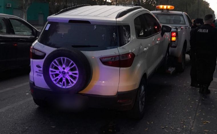 El vehículo del conductor ebrio fue remitido al corralón municipal.