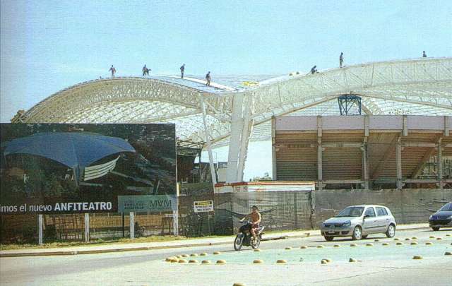 Así luce el remodelado anfiteatro de Villa María.