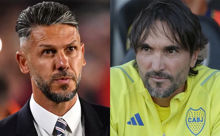 Martín Demichelis y Diego Martínez. 