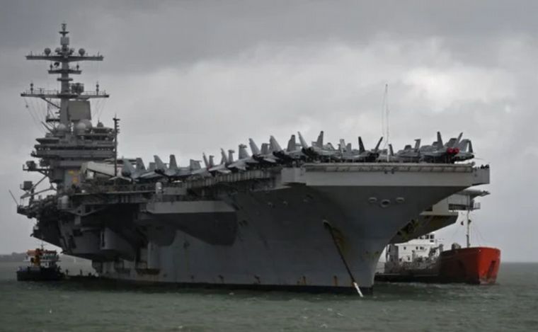 El portaaviones USS George Washington. (Foto: NA)