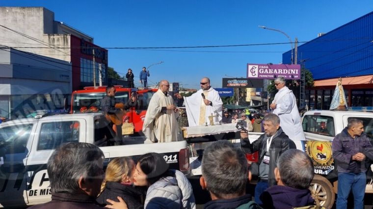 Marcos Szyszkowski, capellán de Misiones que apoya la protesta de los policías