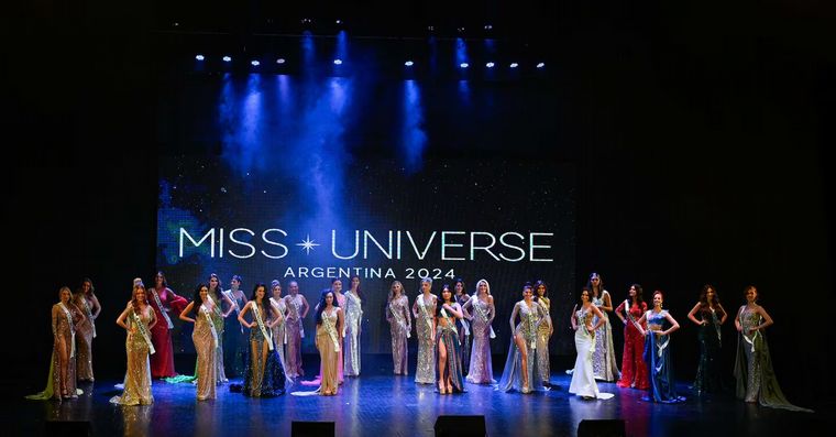 Magali Benejam se coronó ganadora de Miss Universo Argentina. (Foto: AFP)