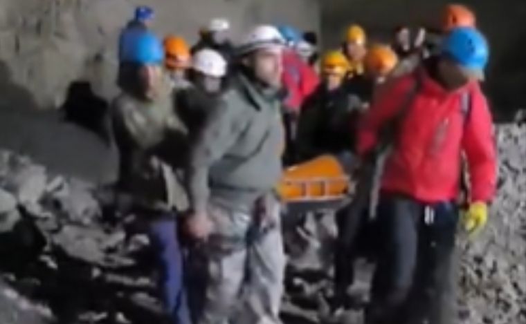 Así rescataron el cuerpo de la turista alemana que murió en San Juan (Foto: captura).