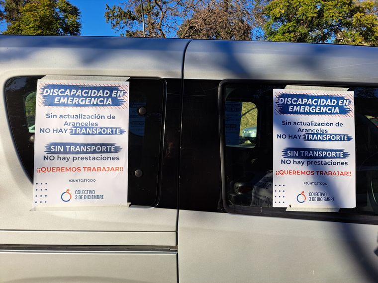 Movilización de discapacidad en Córdoba en rechazo de la desregulación del nomeclador