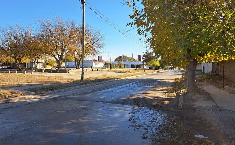 La zona donde murió Leonel Sosa, en Ciudad de Mis Sueños. (Federico Borello/Cadena 3)