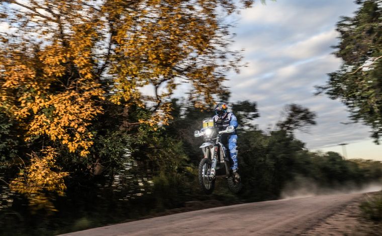 Luciano, acelerando en la primera parte del especial de hoy, cuando marchaba 6°