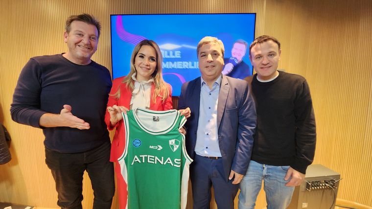 David Urreta, presidente de Atenas en los estudios de Cadena 3