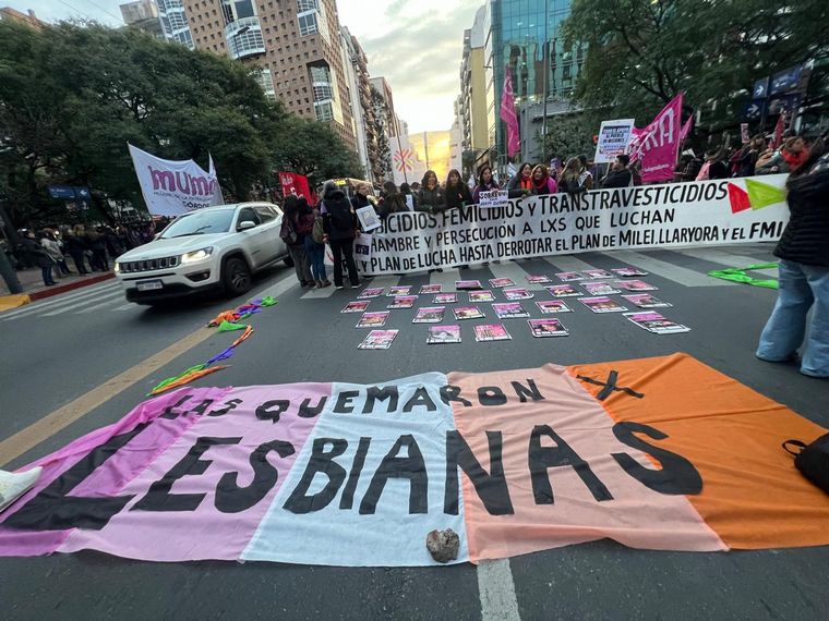 Una multitud se moviliza por el noveno aniversario de Ni Una Menos