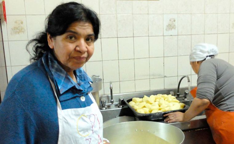 Margarita Barrientos, referente barrial.