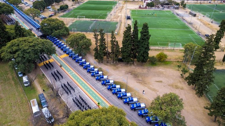 Más de 200 patrulleros se incorporan a la Policía. (Foto: Gobierno de Córdoba)