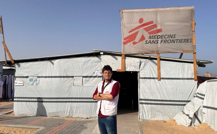 Paulo Milanesio, rosarino en Médicos Sin Fronteras.