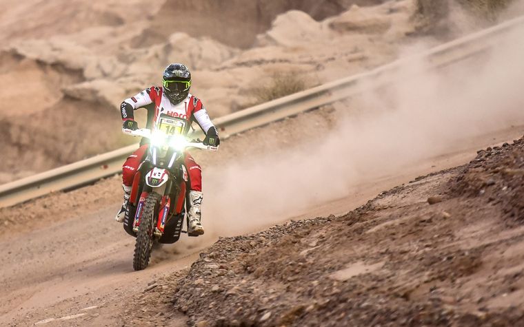 Sebastián Büller (Hero) es sexto en la general de Motos.