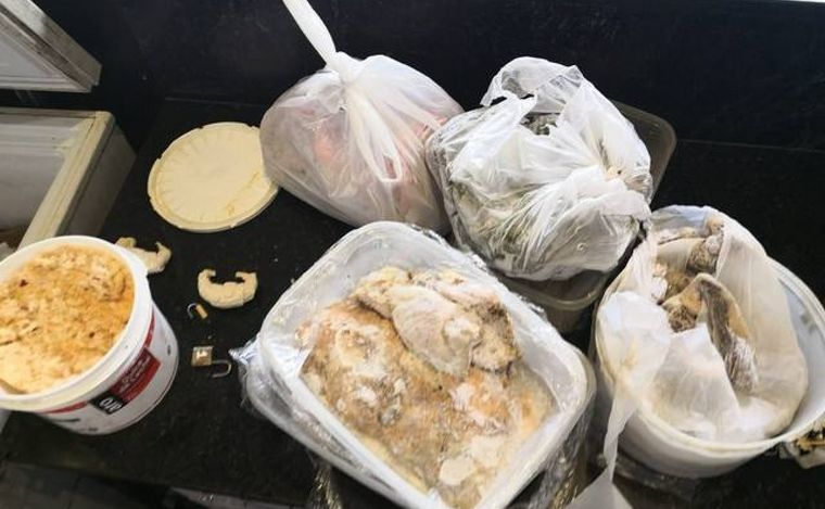 Así quedó la mercadería del bar del Pabellón tras la toma de 2018. (Archivo)