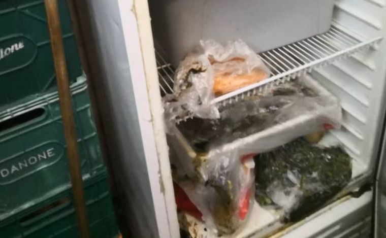 Así quedó la mercadería del bar del Pabellón tras la toma de 2018. (Archivo)