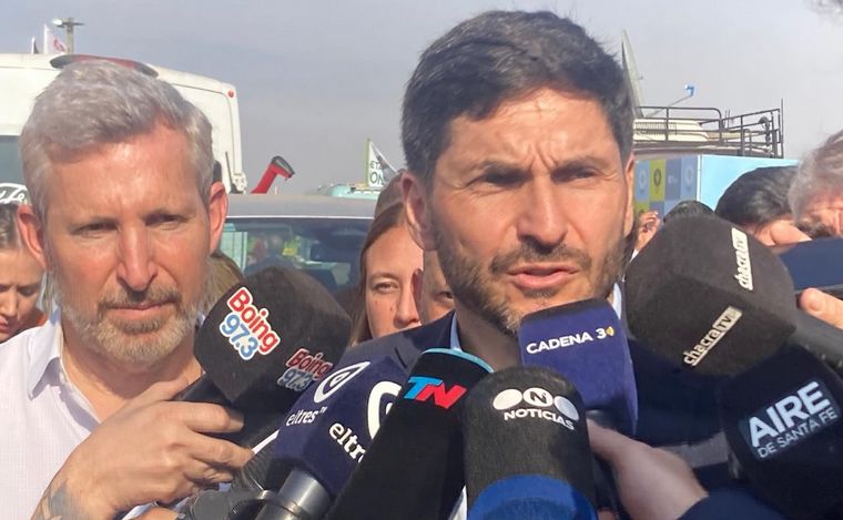 Maximiliano Pullaro recorrió Agroactiva. 