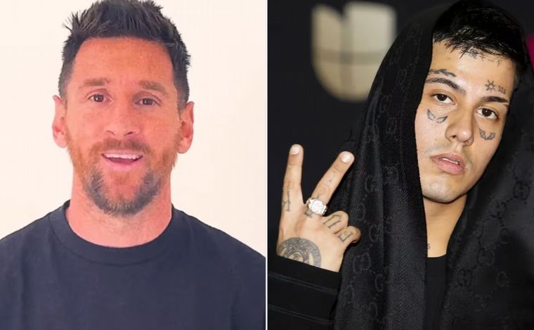 Messi saludó a Duki antes de su show en España. (Foto: redes)