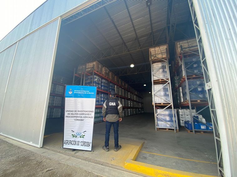 Secuestro de agroquímicos que serían adulterados. (Gendarmería Nacional)