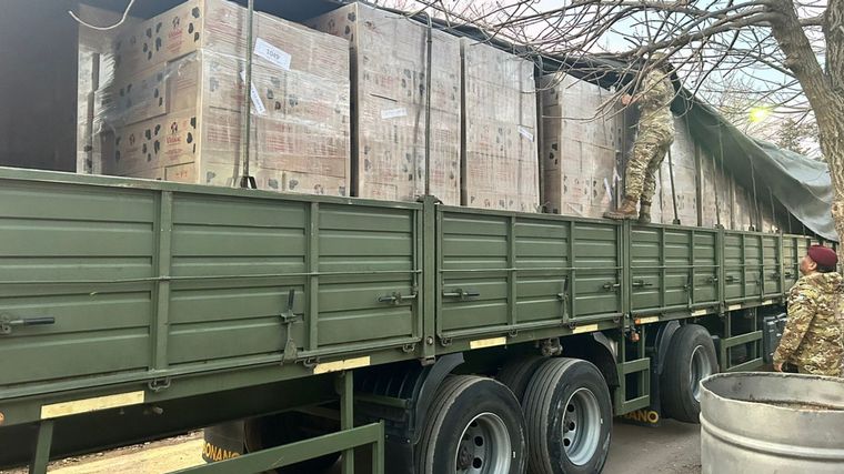 Llegan los camiones a Conin Villa Allende con leche