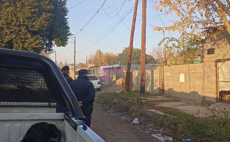 El lugar de barrio Renacimiento donde ocurrió el tiroteo. (Federico Borello/Cadena 3)