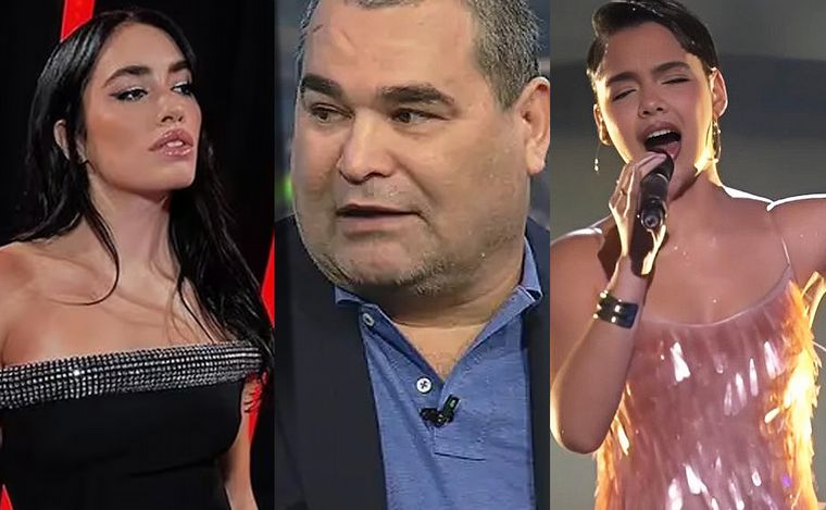 Lali Espósito, José Luis Chilavert y Aye Alfonso (Foto: NA).