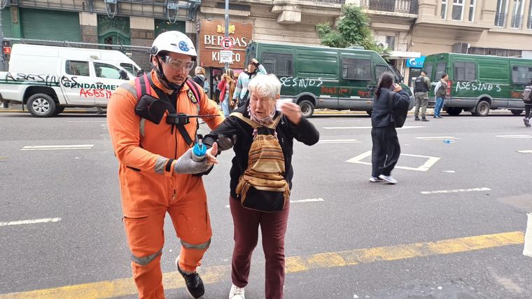 Una mujer de 78 años fue atacada con gas pimienta. (Foto: Orlando Morales/Cadena 3)
