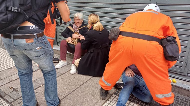 Una mujer de 78 años fue atacada con gas pimienta. (Foto: Orlando Morales/Cadena 3)
